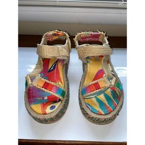 Farm Rio Toucan Sandals womens size 7